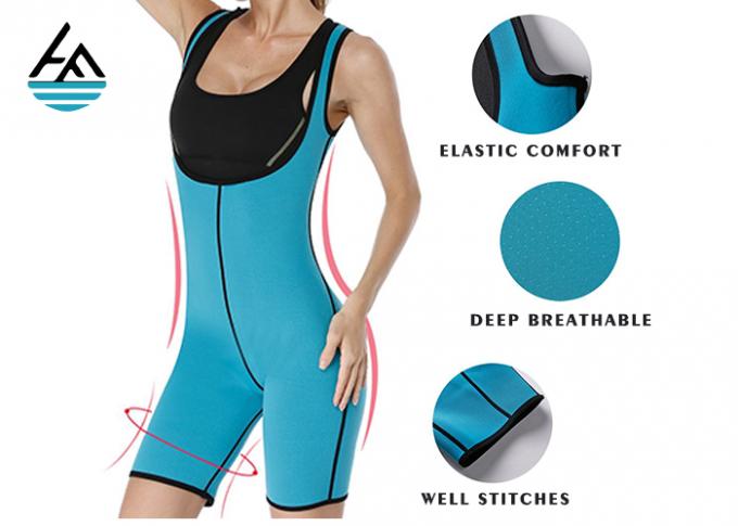 Traje lleno elástico cómodo de la sauna del traje/del neopreno de sudor del cuerpo para el ejercicio de la aptitud